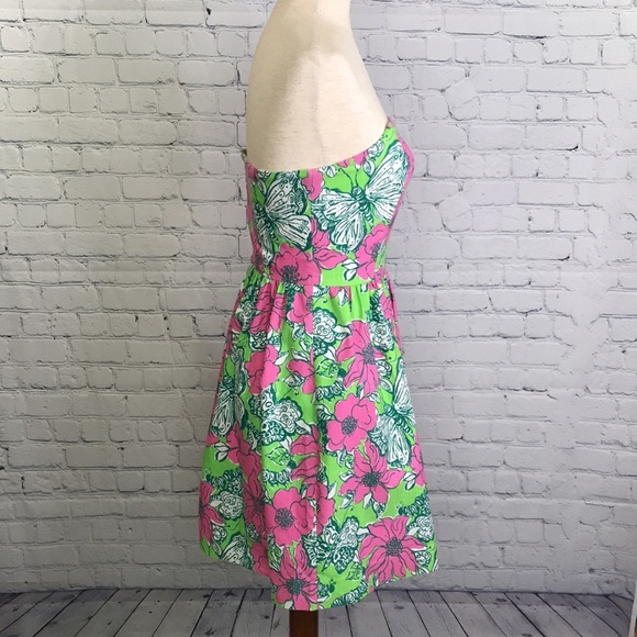 Lilly Pulitzer Lottie Bloomin Cocoonin Dress 00 - Picture 4 of 12